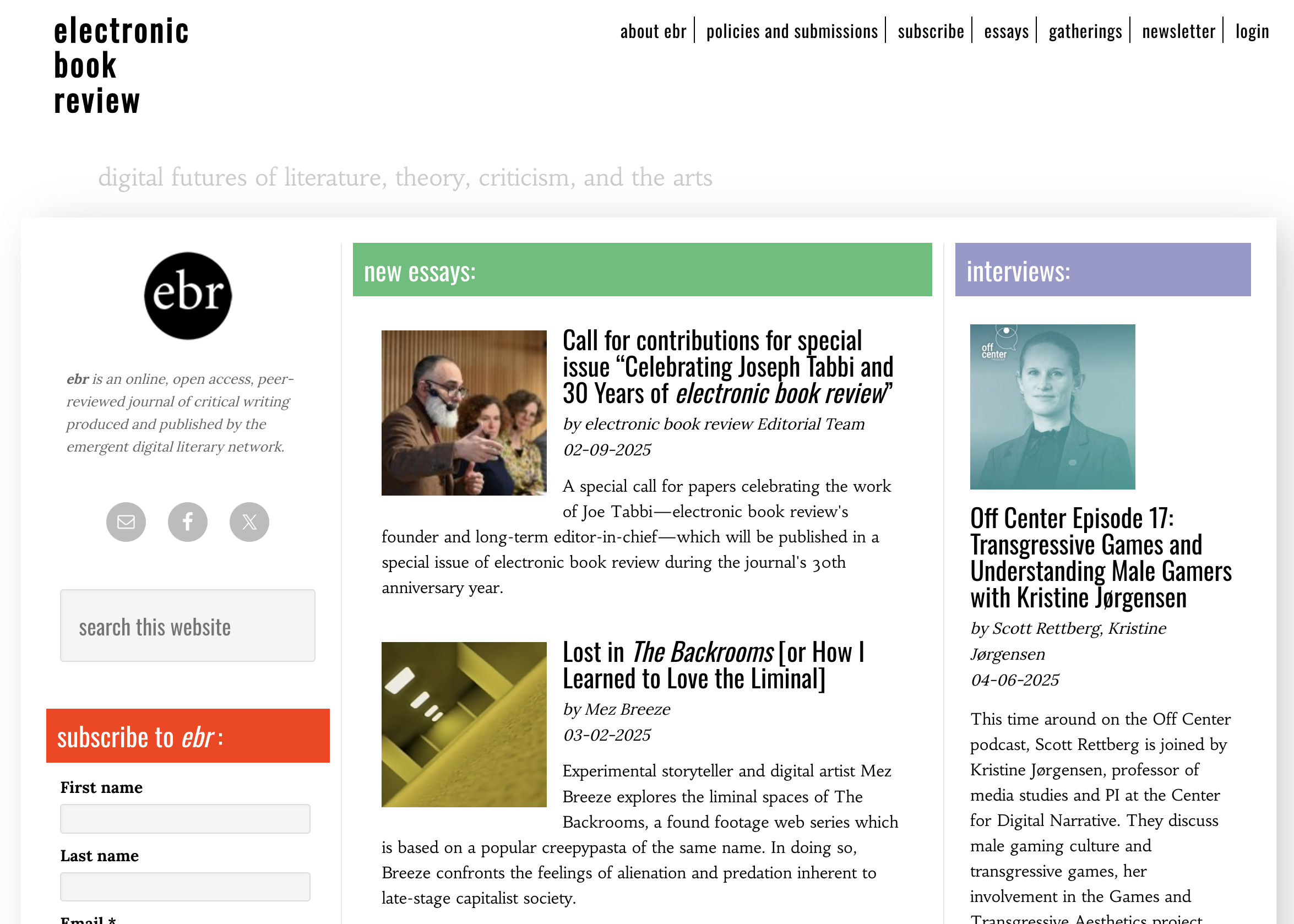 Wordpress <em>ebr</em> interface